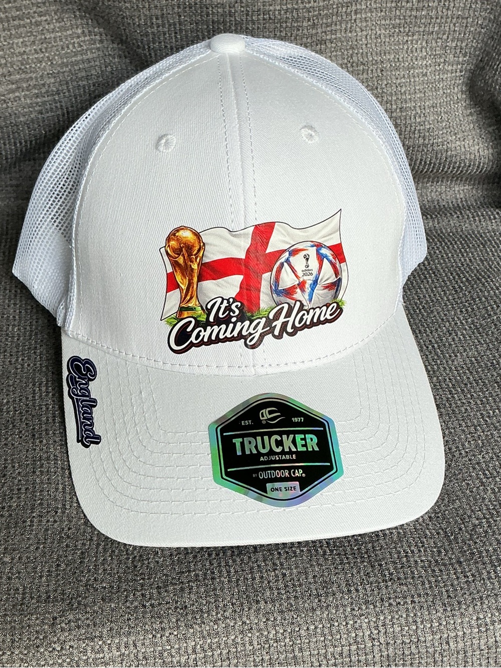 England Soccer - Outdoor Cap Trucker Hat – Summer 2026 World Cup Fan Gear